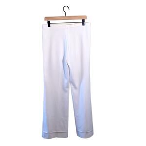 VNTG 1970s wide leg white polyester pants